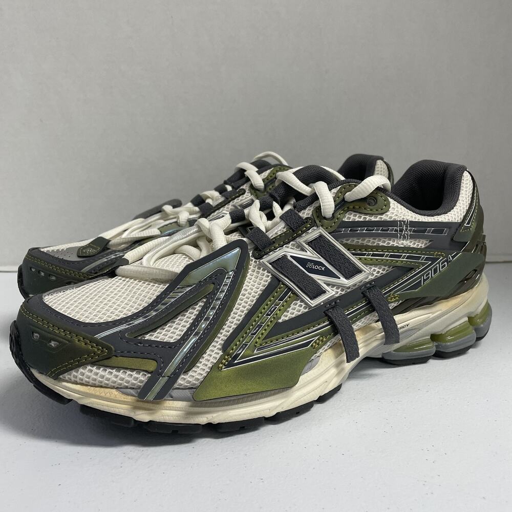 New Balance 1906A Olive Juice Sea Salt U1906ANC Size 10.5 White Green Mesh Shoe
